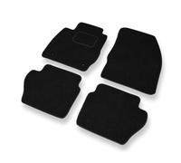 Mossa Tappetini auto in feltro compatibili con Ford Fiesta VI (2008-2012) - tappeti auto - nero 1