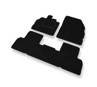 Mossa Tappetini auto in feltro compatibili con Renault Scenic III (2009-2016) - tappeti auto - nero 1