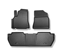 Mossa Tappetini Auto in TPE compatibili con Citroen Berlingo Combi (2008-08.2018) - tappeti auto neri - G