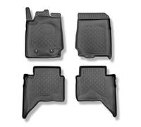 Mossa Tappetini Auto in TPE compatibili con Ford Ranger T6 PX2 Pick-Up (12.2015-10.2022) - tappeti auto neri - G