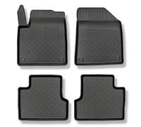 Mossa Tappetini Auto in TPE compatibili con Jeep Cherokee V SUV (2015-12.2021) - tappeti auto neri - G