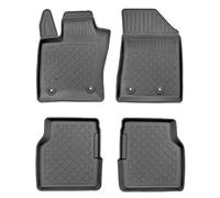 Mossa Tappetini Auto in TPE compatibili con Jeep Compass II SUV (08.2017- ) - tappeti auto neri - G