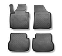 Mossa Tappetini Auto in TPE compatibili con Volkswagen Caddy IV Maxi Van (2004-10.2020) - tappeti auto neri - G