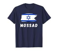 Mossad Israel Flag Israeli Intelligence Agency Maglietta