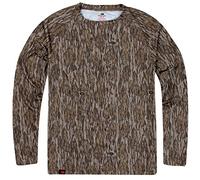 Mossy Oak Camicia da Caccia a Maniche Lunghe da Uomo con Maglietta a Maniche Lunghe