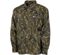 Mossy Oak Cotton Mill 2.0 Camicie da Caccia mimetiche a Maniche Lunghe per Uomo