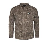 Mossy Oak Cotton Mill 2.0 Camicie da Caccia mimetiche a Maniche Lunghe per Uomo