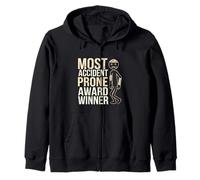 Most Accident Prone Award Winner Umorismo goffo --- Felpa con Cappuccio