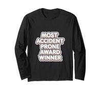 Most Accident Prone Award Winner Umorismo goffo ------ Maglia a Manica