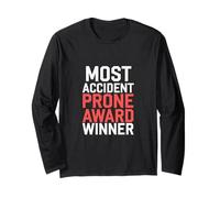 Most Accident Prone Award Winner Umorismo goffo -------- Maglia a Manica