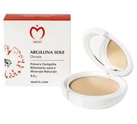 MOST Argillina Sole – Polvere compatta minerale SPF15 PA+++ – Colorazione 3 Dorata, 8,5 g