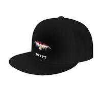 Most Beautiful Eagle Egyptian Egypt Flag Unisex Cappellino con Visiera Confortevole Cappellino da Baseball Regolabile Snapback cap per Tennis Estivo Sport