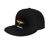 Most Beautiful Eagle Ghanan Flag Donna Uomo Berretto da Baseball Classic Cappello Trucker Regolabile Snapback cap per Tennis Ciclismo Estivo