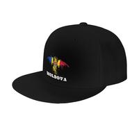 Most Beautiful Eagle Moldova Flag Unisex Cappellino con Visiera Confortevole Berretto da Baseball Regolabile Cappello Trucker per Ciclismo Pesca All'Aperto