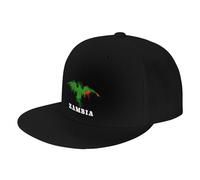 Most Beautiful Eagle Zambia Flag Donna Uomo Berretto da Baseball Classic Snapback cap Casual Cappellino da Baseball per Tennis Corsa Sport