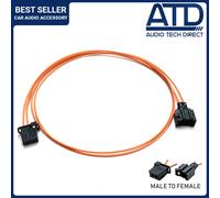 MOST Cavo Fibra Ottica Connettore Maschio-Femmina Audio Tech Direct 2m