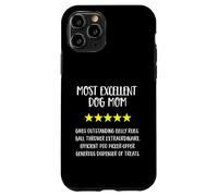 Most Excellent Dog Mom 5 Stars - Divertente amante dei cani Custodia per iPhone 11 Pro