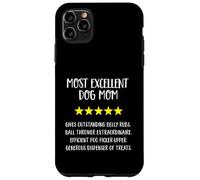 Most Excellent Dog Mom 5 Stars - Divertente amante dei cani Custodia per iPhone 11 Pro Max