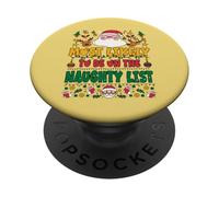 Most Likely To Be On The Naughty List Outfit Funny Xmas PopSockets PopGrip Adesivo