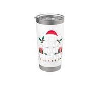 Most Likely To Shake The Presents: camicie natalizie abbinate Bicchiere termico in acciaio inox doppia parete
