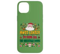 Most Likely To Sing All The Christmas Songs Funny Xmas Custodia per iPhone 14 Plus