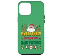 Most Likely To Take Too Many Pictures Outfit Funny Xmas Custodia per iPhone 12 Pro Max