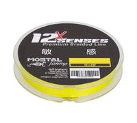 Mostal 12X Braid Senses 300m 0,16mm/12kg Premium Braid Giallo Cavo Intrecciato