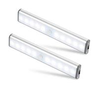 MOSTON Luce a LED Magnetica Ricaricabile con USB 10 LED Sensore di Movimento