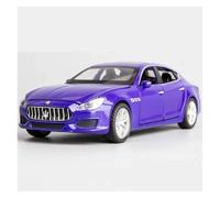 Mostra auto 1:32 per Quattroporte Coupé Modello di auto in lega Veicolo in metallo pressofuso Adatto per la decorazione Collezione o regalo (blu)