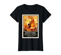 Mostra dell'Impero Britannico - Il Passato e Il Presente della Gran Bretagna 1924 Maglietta con Stampa Grafica Economica, Donna, Nero, L