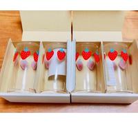 Mostra di Ai Yazawa ALL TIME BEST NANA Strawberry Pair Glass x 2 Set Shueisha