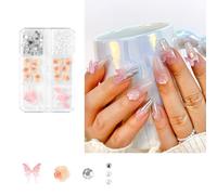 Mostra il tuo con resina 3D farfalla decorazioni accenti arte unica