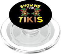 Mostrami i tuoi Tikis Divertente Hawaiian Luau Party Uomini Donne PopSockets PopGrip per MagSafe