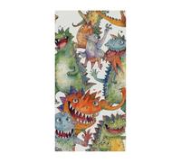 Mostri colorati caotici decorazioni per porte banner di benvenuto decorazioni per porte da parete porta d'ingresso da appendere sfondo banner per interni ed esterni decorazioni per feste di