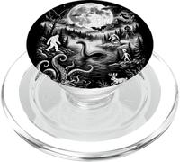 Mostri leggendari sotto la luna Folklore Paranormale PopSockets PopGrip per MagSafe