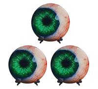 Mostri realistici Occhio Decors, Haunted, Modello B con staffa | Ornamento realistico spaventoso, bulbi oculari gotici, statuette per cabine fotografiche, regalo unico unisex