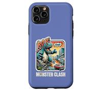 Mostri - Scontro tra dinosauri Custodia per iPhone 11 Pro