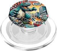 Mostri - Scontro tra dinosauri PopSockets PopGrip per MagSafe