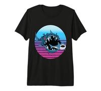 Mostri Squali Marini Predatori Marini Oceani Bestie Profonde Maglietta Premium