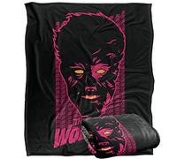 MOSTRI UNIVERSALI Universal Monsters Wolfman Neon, copriletto super morbido al tatto, 152 x 127 cm