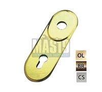 MOSTRINA ALTA PER CILINDRO EUROPEO MOTTURA 95172 CROMO SATINATO