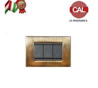 MOSTRINA MASCHERINA VIMAR IDEA IN METALLO E LEGNO LA PANORAMICA