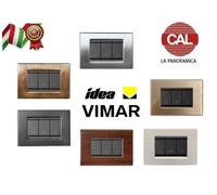 MOSTRINA MASCHERINA VIMAR IDEA IN METALLO E LEGNO LA PANORAMICA