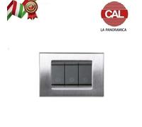 MOSTRINA MASCHERINA VIMAR IDEA IN METALLO E LEGNO LA PANORAMICA