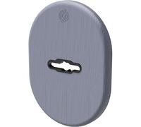 MOSTRINA PORTA BLINDATA 4301 SECUREMME - DM OTTONE CROMO SATINATO MM 82X62- 5...