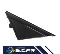 Mostrina Porta Modanatura Laterale Per 500 312 da 2007 Sinistra Sx Nera Lucida