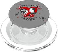 mostro amore rockabilly frankenstein valentine retrò tatuaggio PopSockets PopGrip per MagSafe