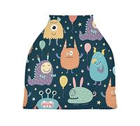 Mostro Blu Animale Auto per Bambini Passeggino Tettoia Copri Seggiolino Copertura Infermieristica per L'Allattamento Al Seno All-In-1 Morbido Traspirante Elastica Tettuccio