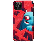 Mostro blu nel labirinto rosso Custodia per iPhone 11 Pro Max