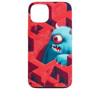 Mostro blu nel labirinto rosso Custodia per iPhone 13